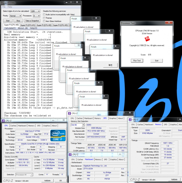 Intel最新Ivy Bridge平台 - GIGABYTE Z77X-UD3H WiFi超頻效能解析