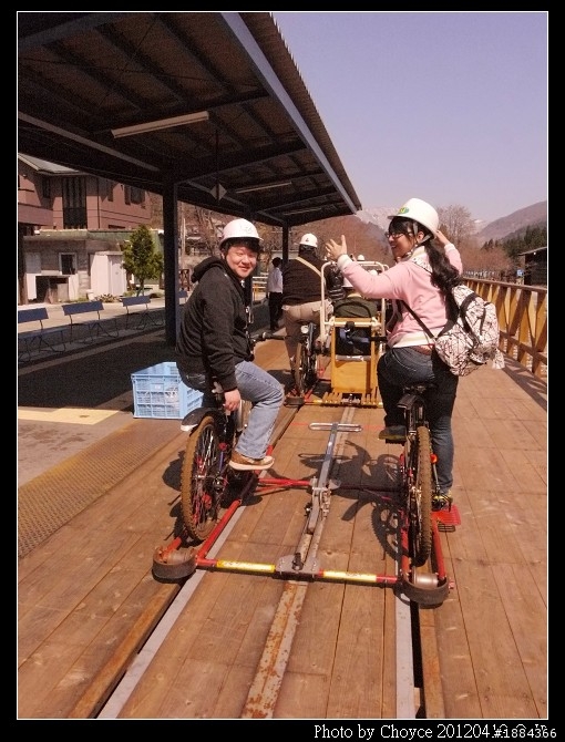 (日本) 岐阜縣 火車軌道上騎腳踏車旅行@舊神岡鐵道 奧飛驒溫泉口站