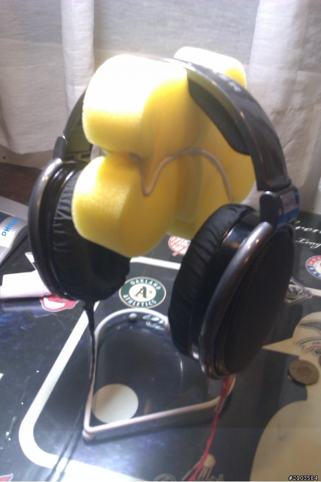 自製HD650耳機架