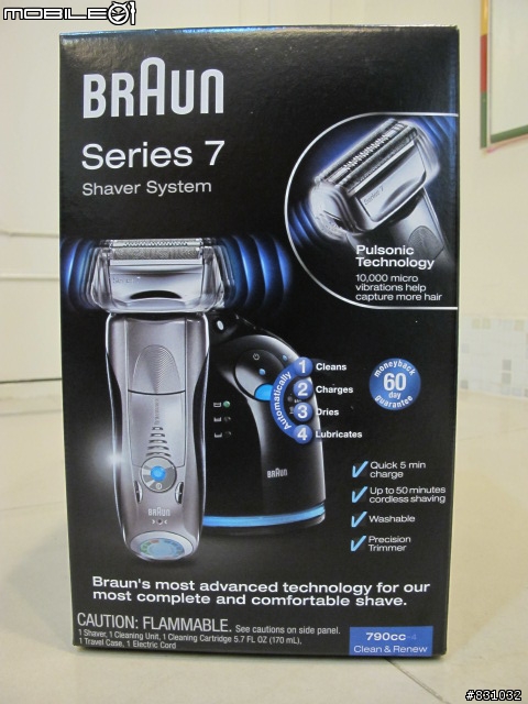 燦坤瘋館390cc氣到我之百靈牌Braun Shaver Series7 790cc-4開箱!