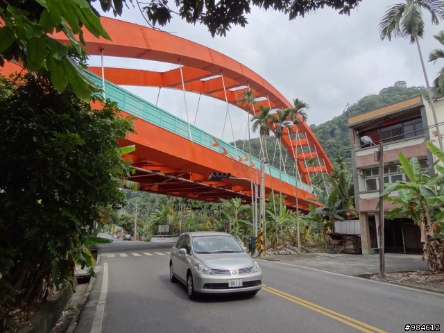 嘉義。古坑。台三線綠色隧道追風去,集集。二水。攔河堰鐵道火車鬥陣行
