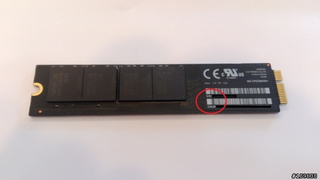2012 apple macbook air 13'' 128G SSD DIY 自行升級 三星 256G SSD 硬碟