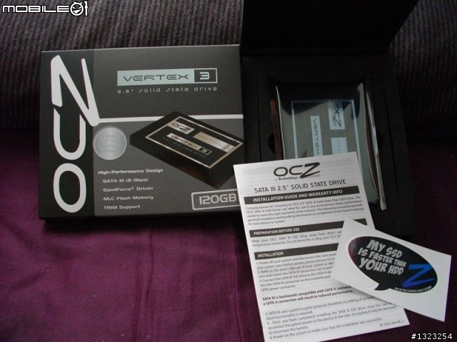 OCZ Vertex3 120GB 開箱文