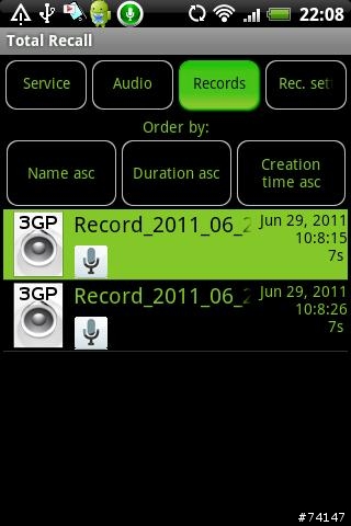 錄音程式 Total Recall For Galaxy Note / S2