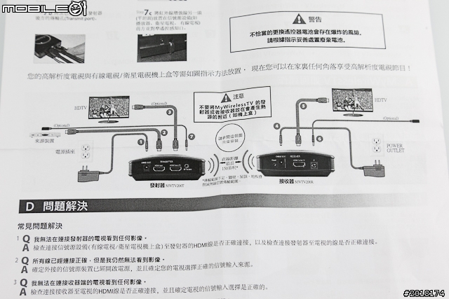 無線傳輸便利本質 My Wireless TV 無線傳輸器測試