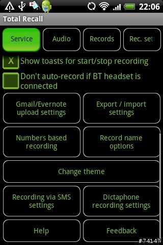 錄音程式 Total Recall For Galaxy Note / S2