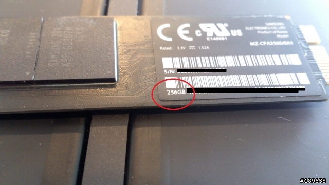 2012 apple macbook air 13'' 128G SSD DIY 自行升級 三星 256G SSD 硬碟