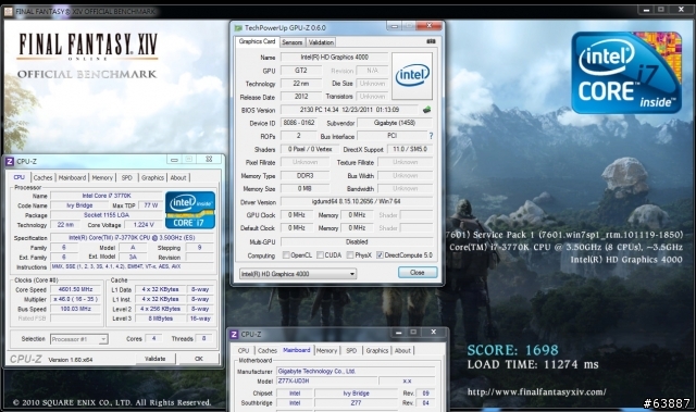 Intel最新Ivy Bridge平台 - GIGABYTE Z77X-UD3H WiFi超頻效能解析