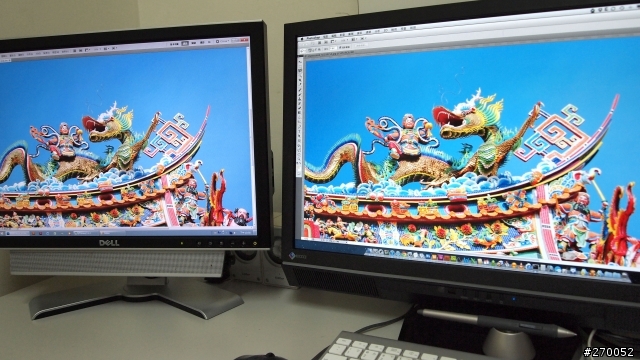 無法忍受的黃,退了這一台Dell u2410,迎入Eizo FS2332