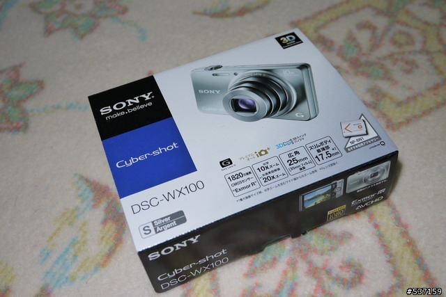 SONY WX100 簡單開箱分享