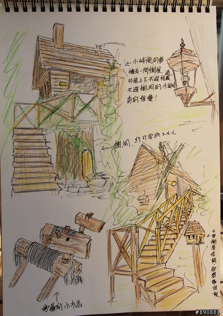 泰利的塗鴉日記-跟著女神沈佳宜體驗苗栗Vila Villa魔法莊園