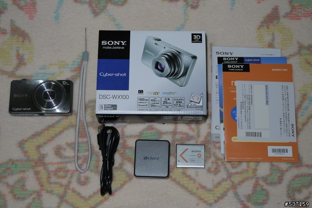 SONY WX100 簡單開箱分享