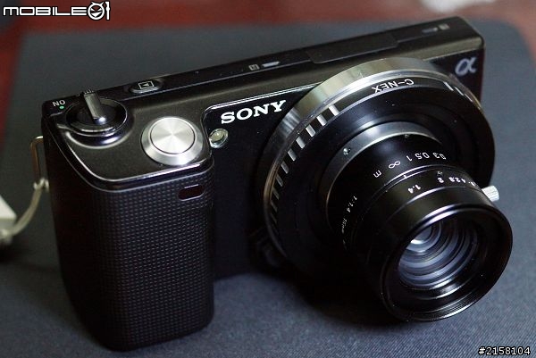 C-mount的Tamron 16mm F1.4 簡單開箱測試(轉接NEX-5)