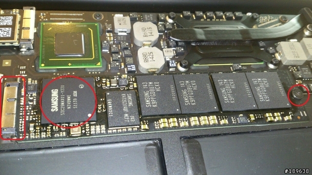 2012 apple macbook air 13'' 128G SSD DIY 自行升級 三星 256G SSD 硬碟