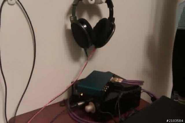 自製HD650耳機架