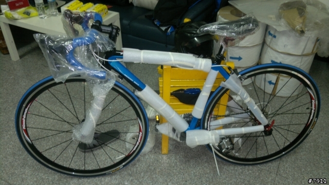 我的第一台公路車...Mosso 756 藍黑