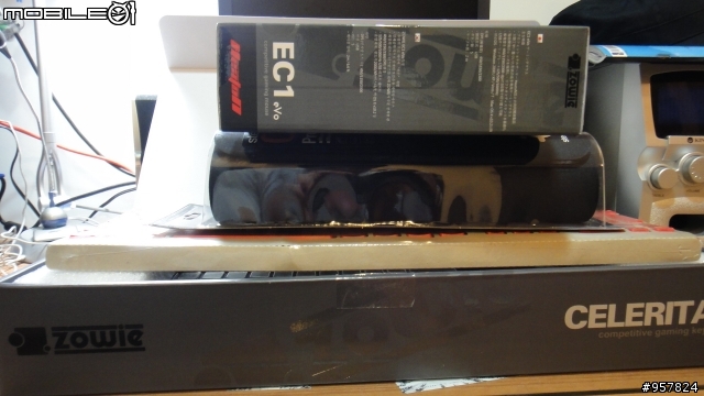 ZOWIE CELERITAS、EC1 EVO、STEELSERIES QcK mass 三開