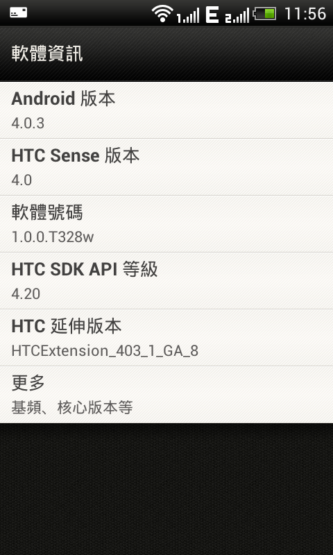 HTC 新渴望V 雙卡雙待機簡易開箱~