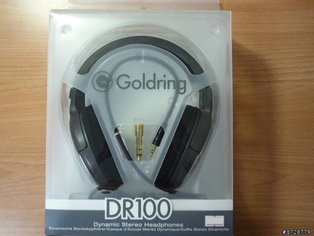Goldring DR-100 耳罩式耳機開箱文(首次開箱)