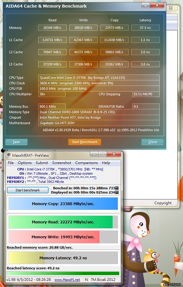 <分享> 暗黑3、2160P影片試煉 in i7-3770K + H77-D3H影音遊戲機