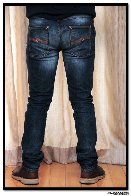 【分享】Nudie Grim Tim Organic White Knee Slim Jeans