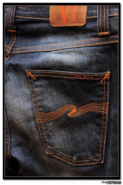 【分享】Nudie Grim Tim Organic White Knee Slim Jeans