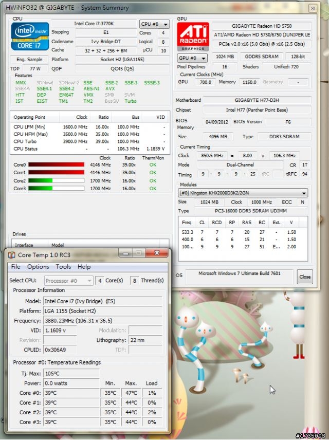 <分享> 暗黑3、2160P影片試煉 in i7-3770K + H77-D3H影音遊戲機