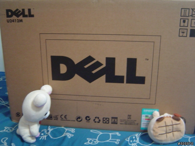 Dell U2412M與小懶熊(?)的開箱