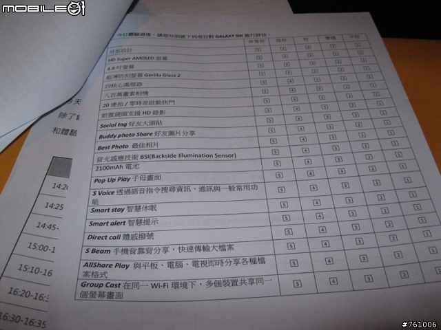 【淡定】My GALAXY SIII 台中體驗會