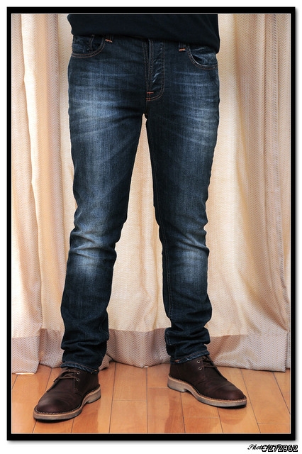 【分享】Nudie Grim Tim Organic White Knee Slim Jeans