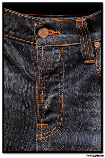 【分享】Nudie Grim Tim Organic White Knee Slim Jeans