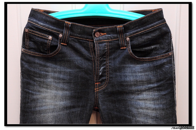 【分享】Nudie Grim Tim Organic White Knee Slim Jeans