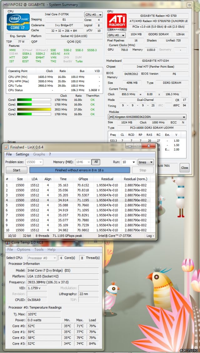 <分享> 暗黑3、2160P影片試煉 in i7-3770K + H77-D3H影音遊戲機