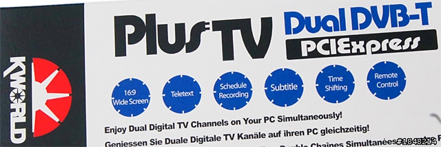 * Dual DVB-T 1次收錄放2數位頻道 * KWORLD Plus TV "VS-TVPE210R" 之挑戰1次4頻道?!