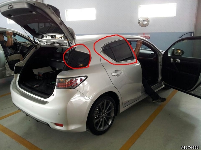 詢問ct200h sport版的車窗玻璃顏色