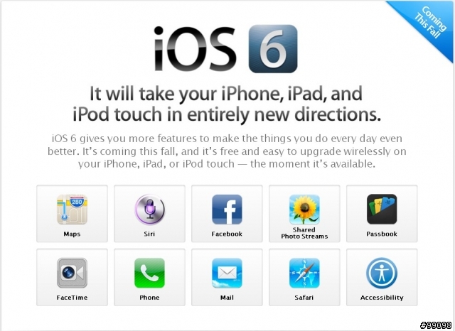 iOS6 preview 新功能預覽