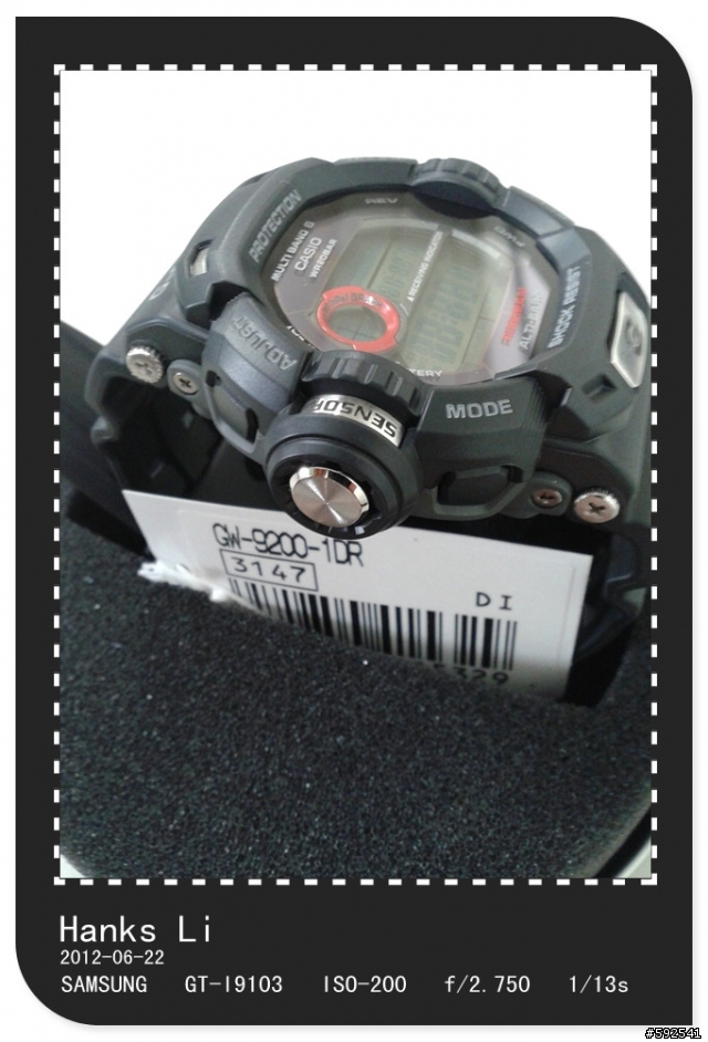 G-SHOCK RISEMAN GW-9200-1NDR 飛人騰龍錶國際版