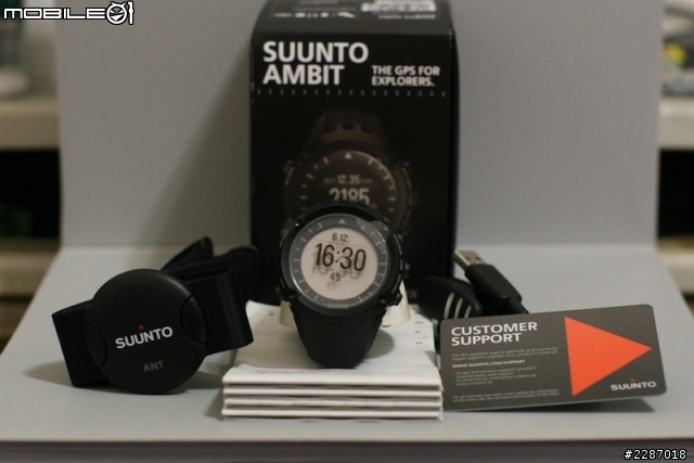 開箱:Suunto Ambit GPS OutDoor錶(黑色)開箱分享