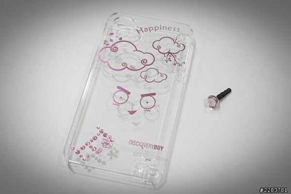 【開箱】Discovery buy iPhone 4S 施華洛世奇粉鑽殼