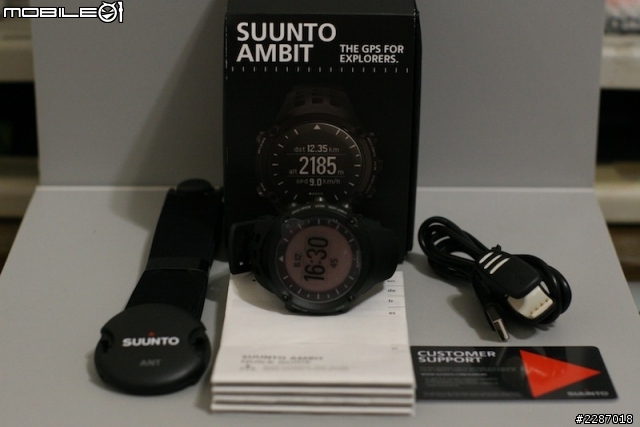 開箱:Suunto Ambit GPS OutDoor錶(黑色)開箱分享