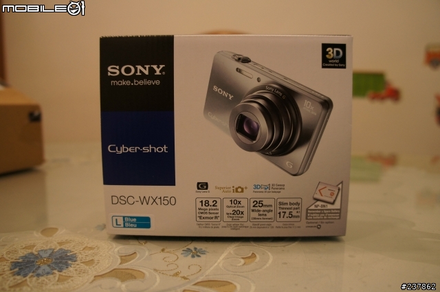 Sony DSC-WX150 開箱