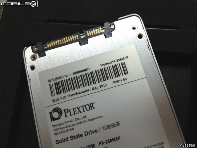 「開箱安裝」15" MacbookPro與Plextor M3 Pro 256G分享