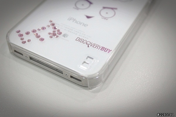 【開箱】Discovery buy iPhone 4S 施華洛世奇粉鑽殼