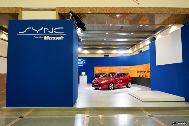 2012 Computex 福特展區 含 啟動影片 - Ford 2012 New Focus + EVOS Concept