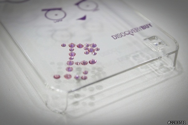【開箱】Discovery buy iPhone 4S 施華洛世奇粉鑽殼