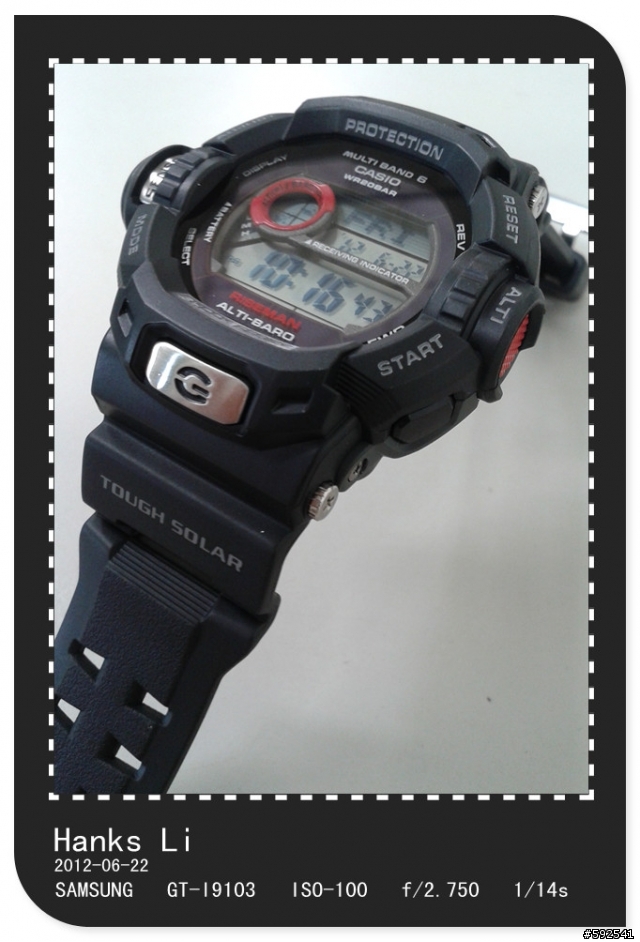 G-SHOCK RISEMAN GW-9200-1NDR 飛人騰龍錶國際版