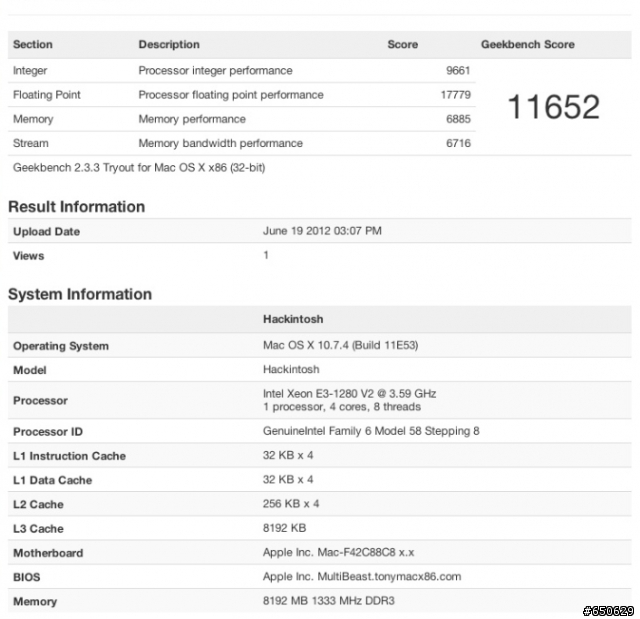 Ivy Bridge 與 一代 i7 在 Lion 10.7.4 的效能評比