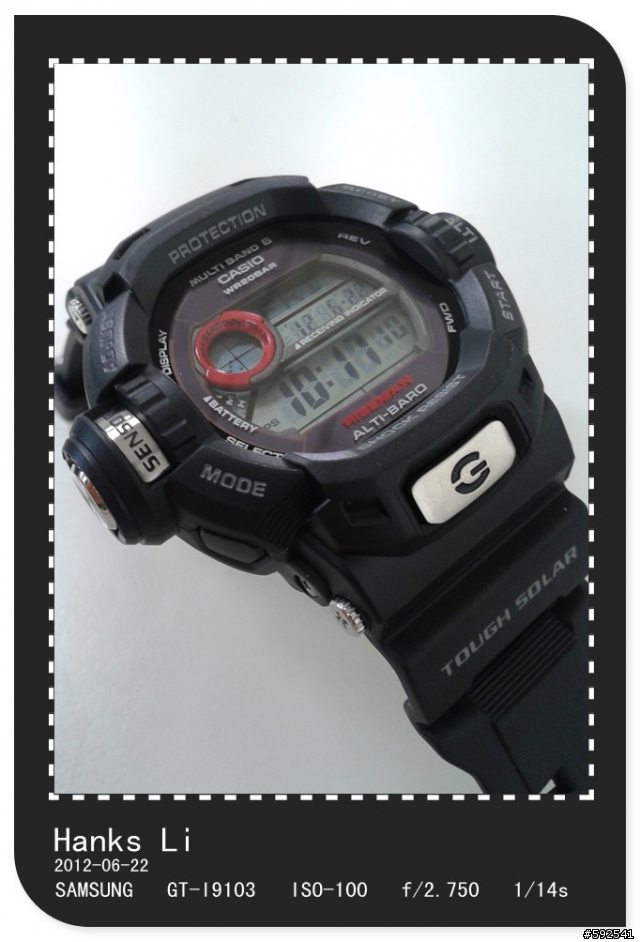 G-SHOCK RISEMAN GW-9200-1NDR 飛人騰龍錶國際版