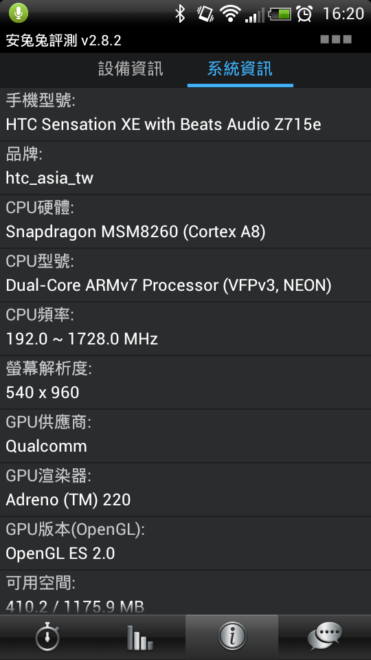 大家都在注意ONE S的跑分,我只好把XE超到1.7G來跑分看看