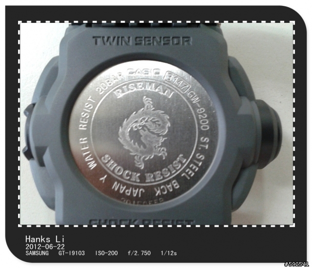 G-SHOCK RISEMAN GW-9200-1NDR 飛人騰龍錶國際版